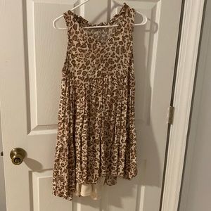 Leopard print dress